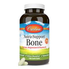Supplement facts label on bottle