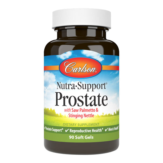 Carlson Nutra-Support Prostate bottle with 90 softgels