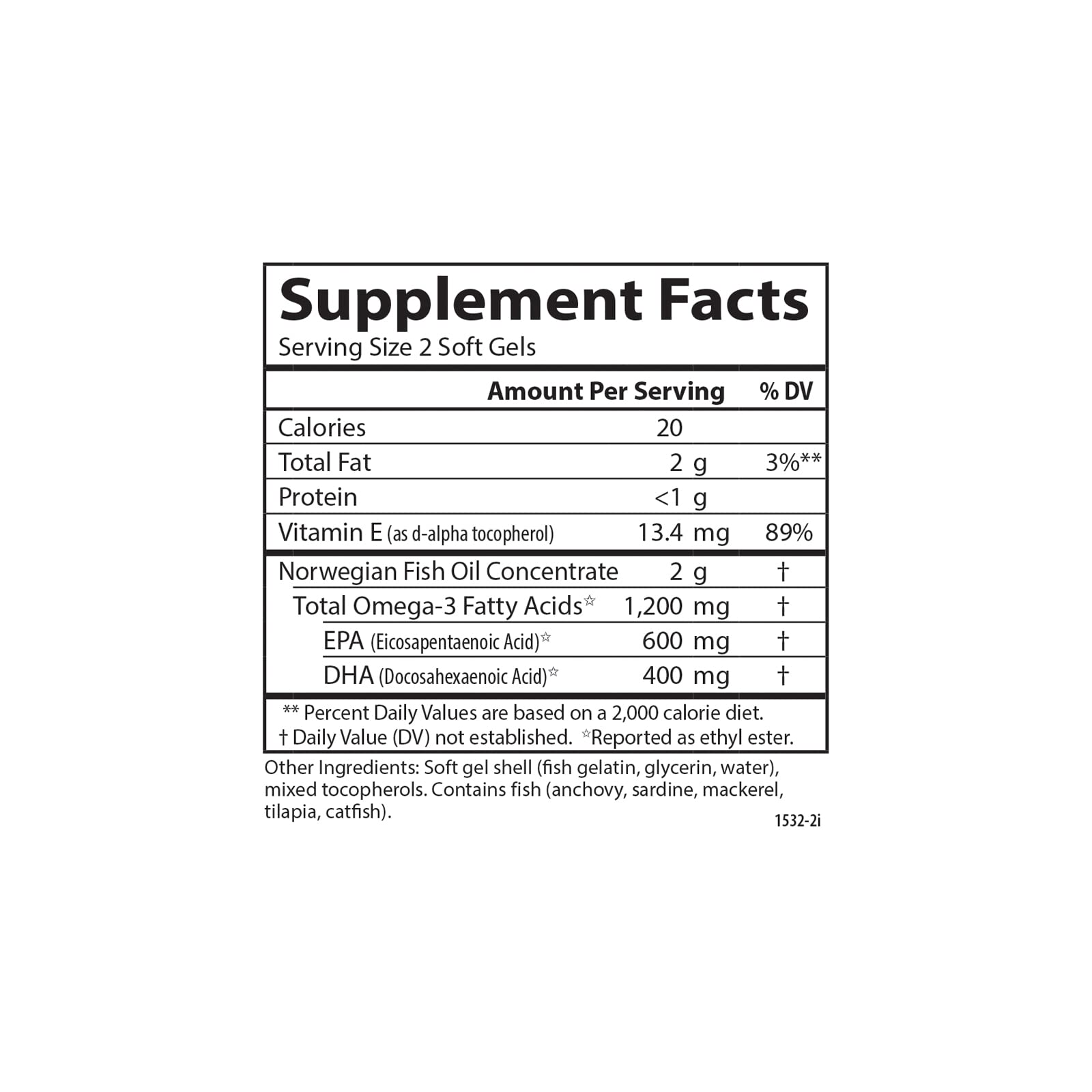 Carlson Omega-3 Gems pour shot for easy serving.