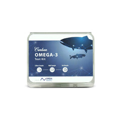 Carlson Omega-3 Test Kit box with instruction card