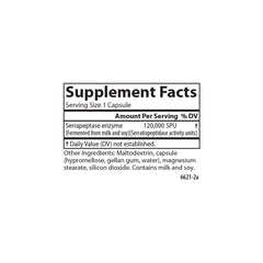 Digestive health support with Serrapeptase