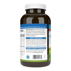 Close-up of lemon-flavored softgels