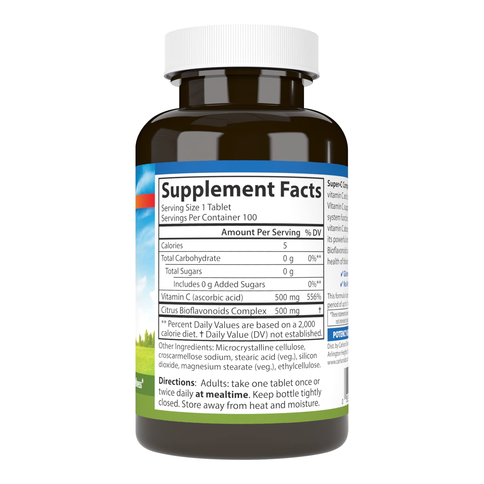 Vitamin C with citrus bioflavonoids for immune support
