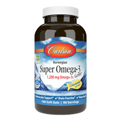 Carlson Super Omega-3 Gems bottle front view