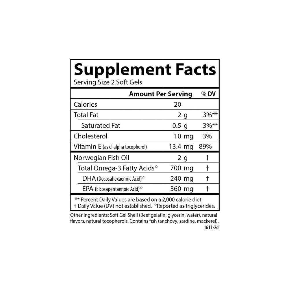 90 softgels count shown on the bottle label