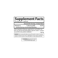 Skin health vitamin A softgels by Carlson