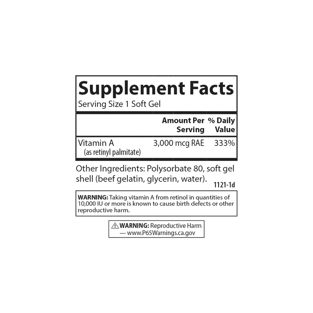 Bottle and softgels arranged for display