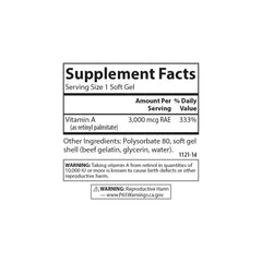Bottle and softgels arranged for display
