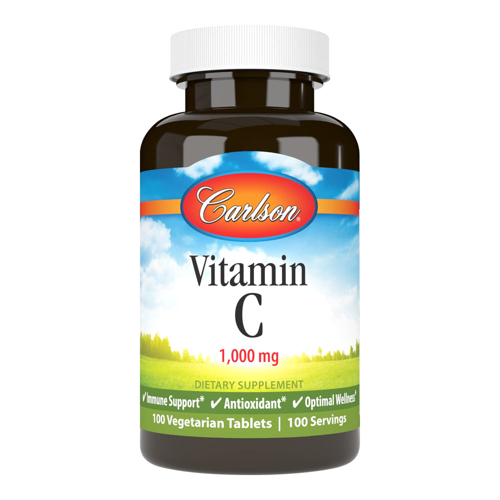 Carlson Vitamin C 1000 mg bottle front view