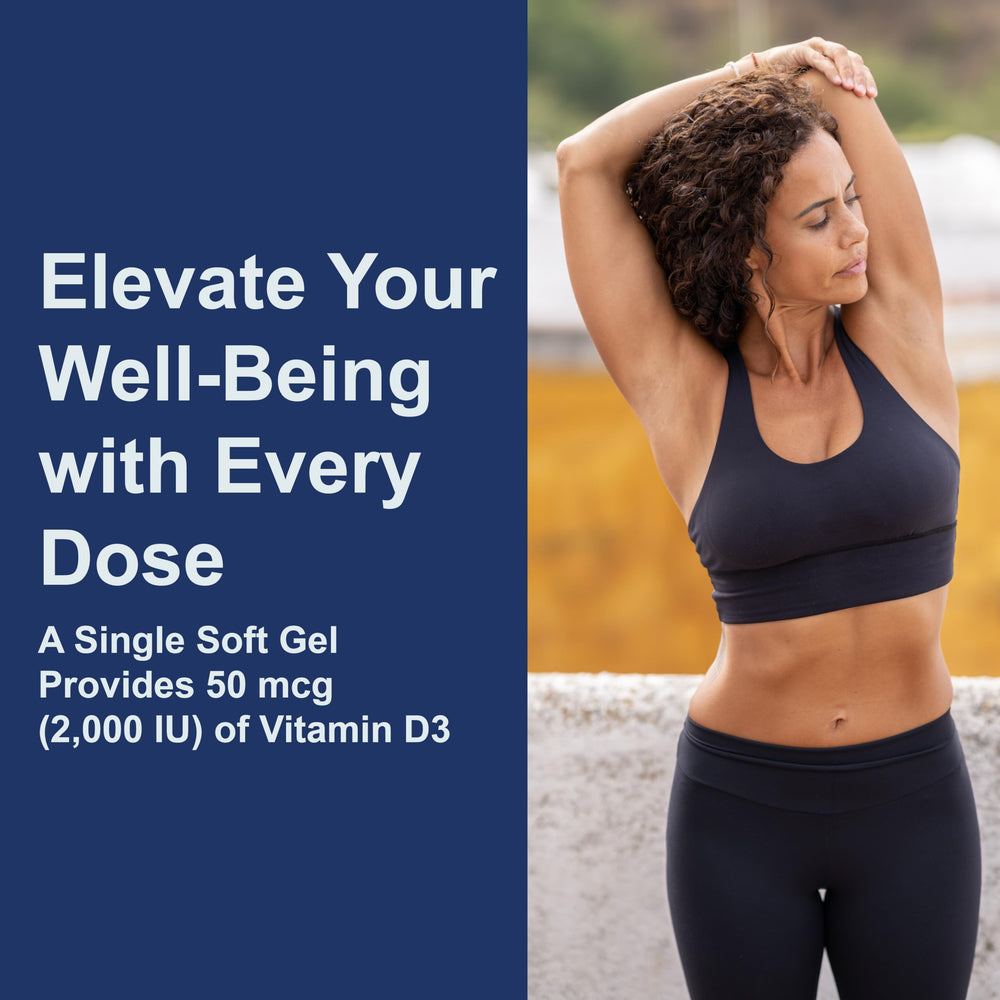 Gluten-free Vitamin D3 supplement packaging