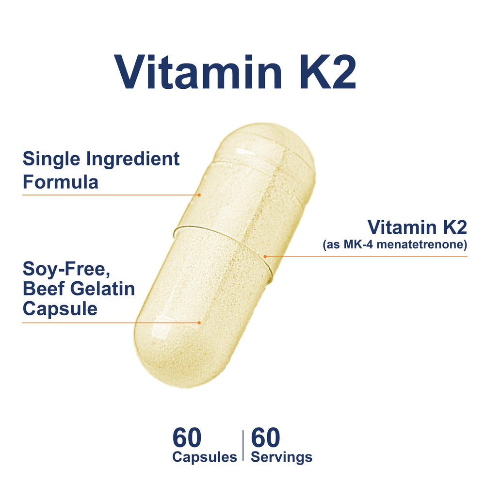 Soy-free K2 MK-4 supplement capsules