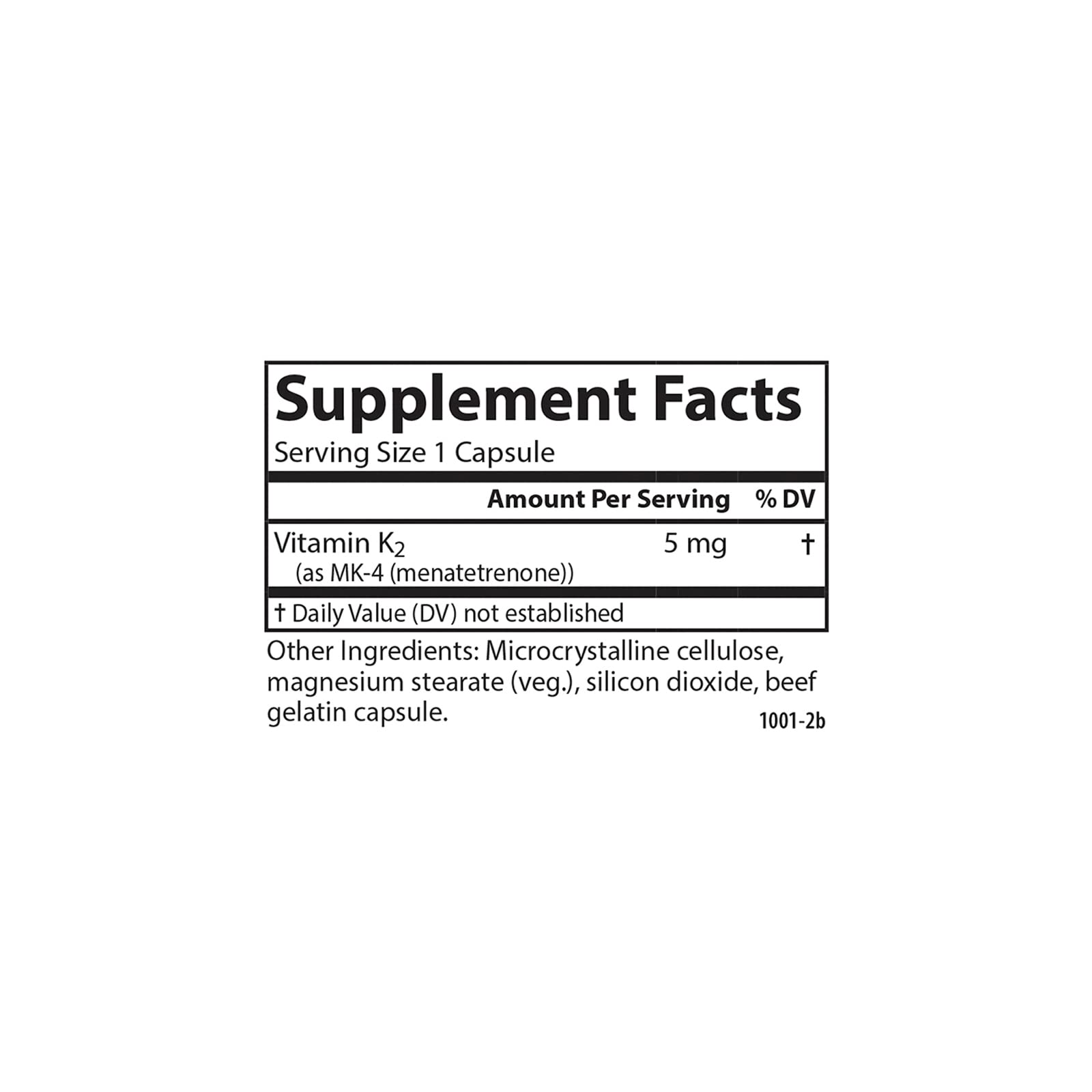 Carlson Vitamin K2 MK-4 capsules on a clean display for everyday vitamin routine