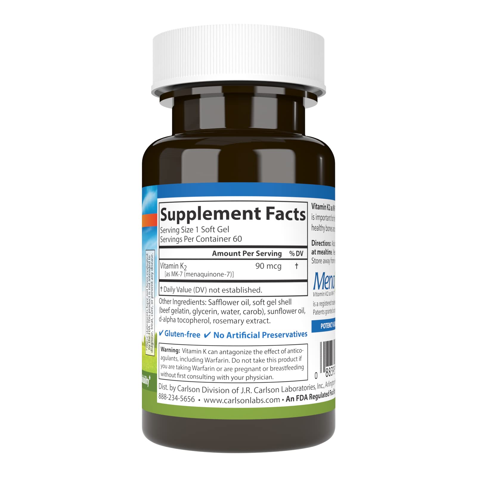 Close-up of softgel capsules in bottle