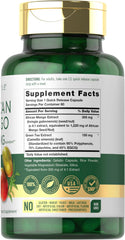 Carlyle African Mango 1220mg 80-cap bottle - back label