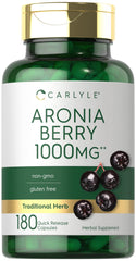 Carlyle Aronia Berry Capsules 1000mg bottle - 180 count