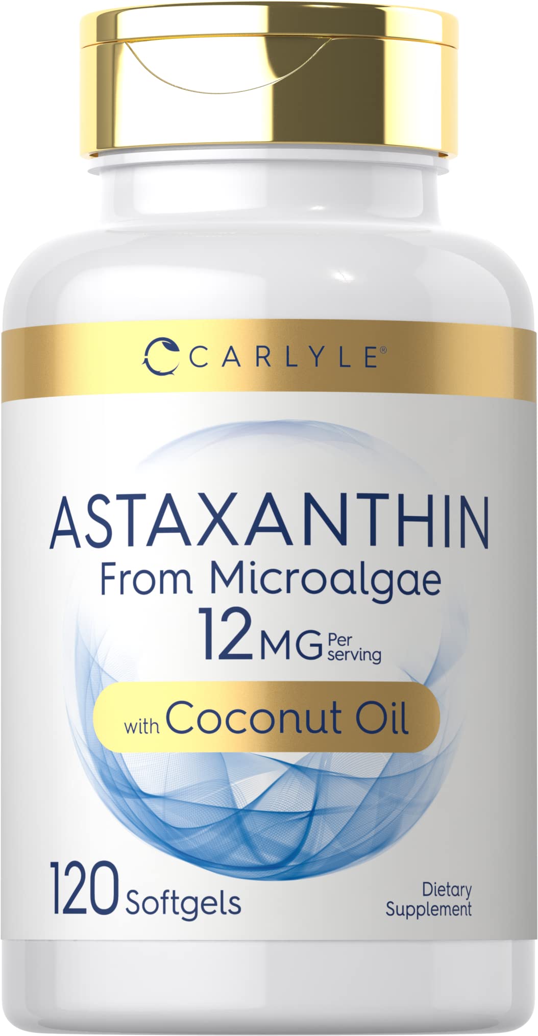 Carlyle Astaxanthin 12mg bottle and label main image