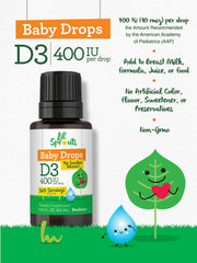 Dropper dispensing Vitamin D3