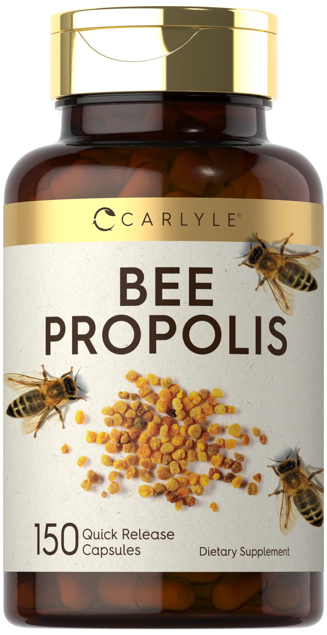 Product hero image: Carlyle Bee Propolis Capsules 600mg 150-count