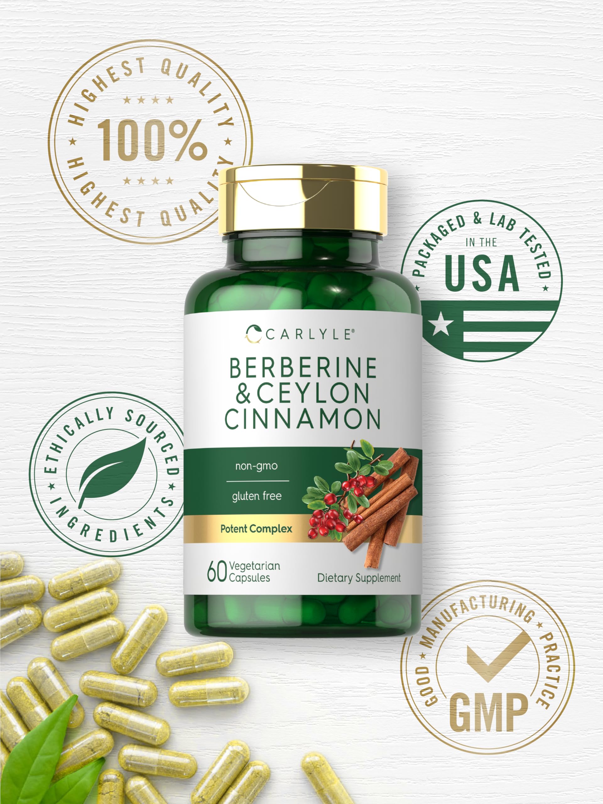 Non-GMO and gluten-free certification on product label
