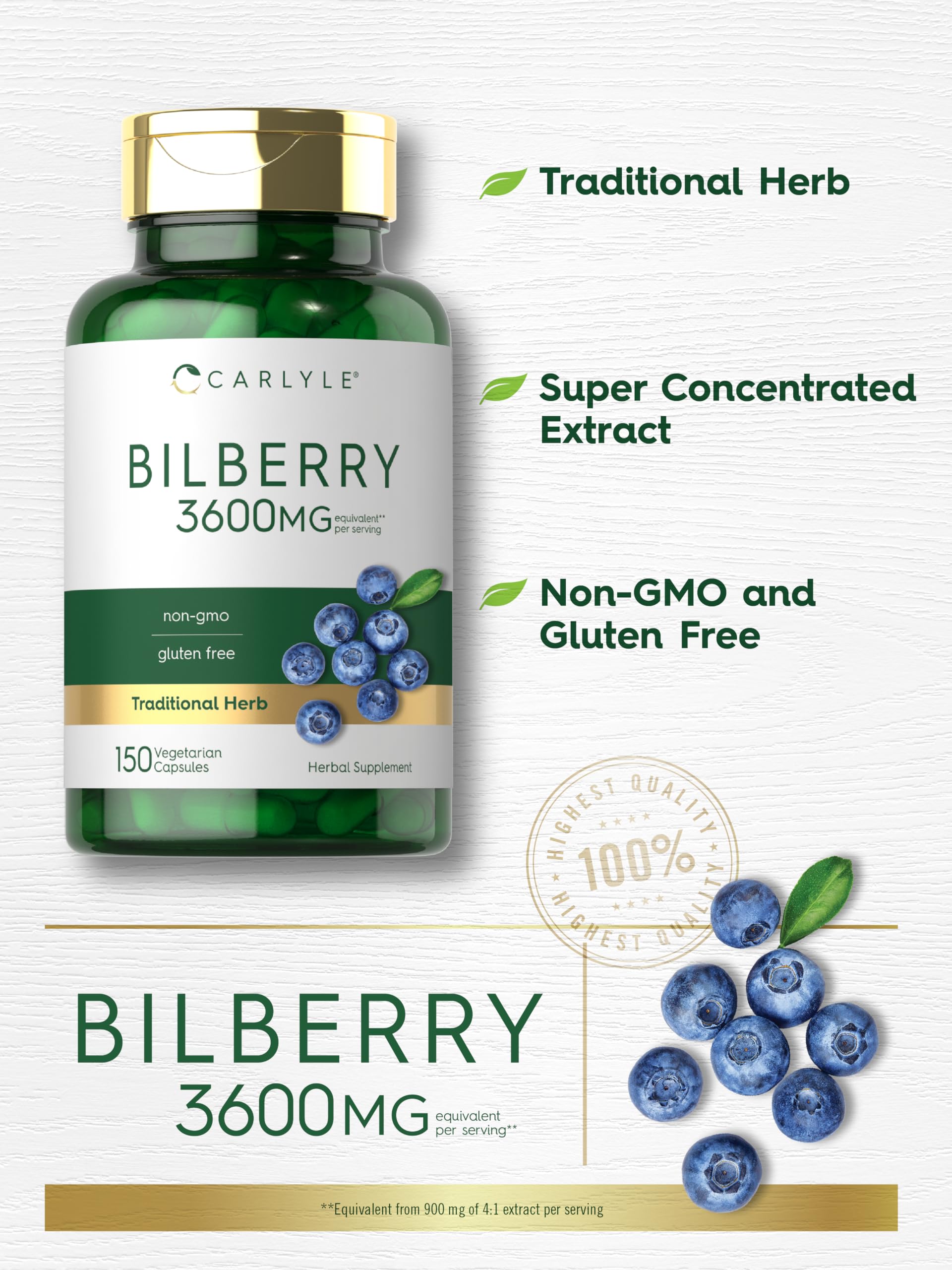 Label close-up highlighting 3600mg per serving and vegetarian formula