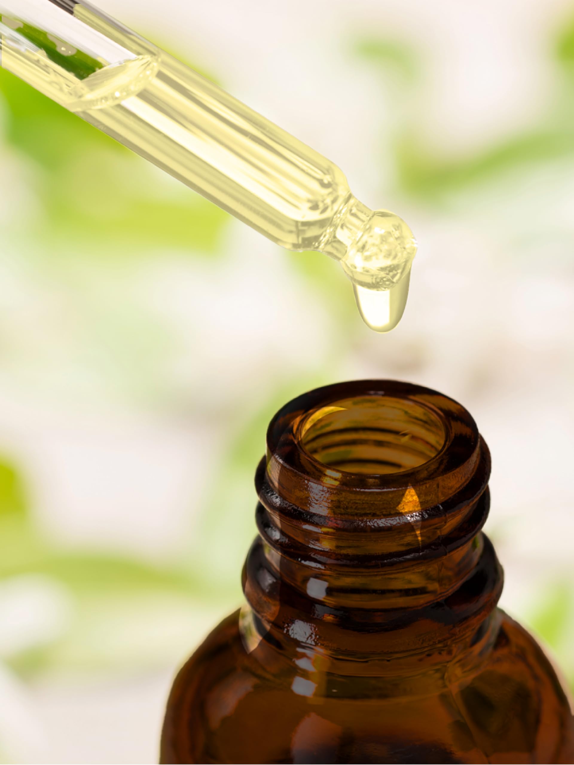 Dropper dispensing berry-flavored biotin liquid