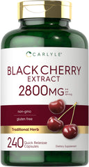 Carlyle Black Cherry Extract bottle with 240 capsules