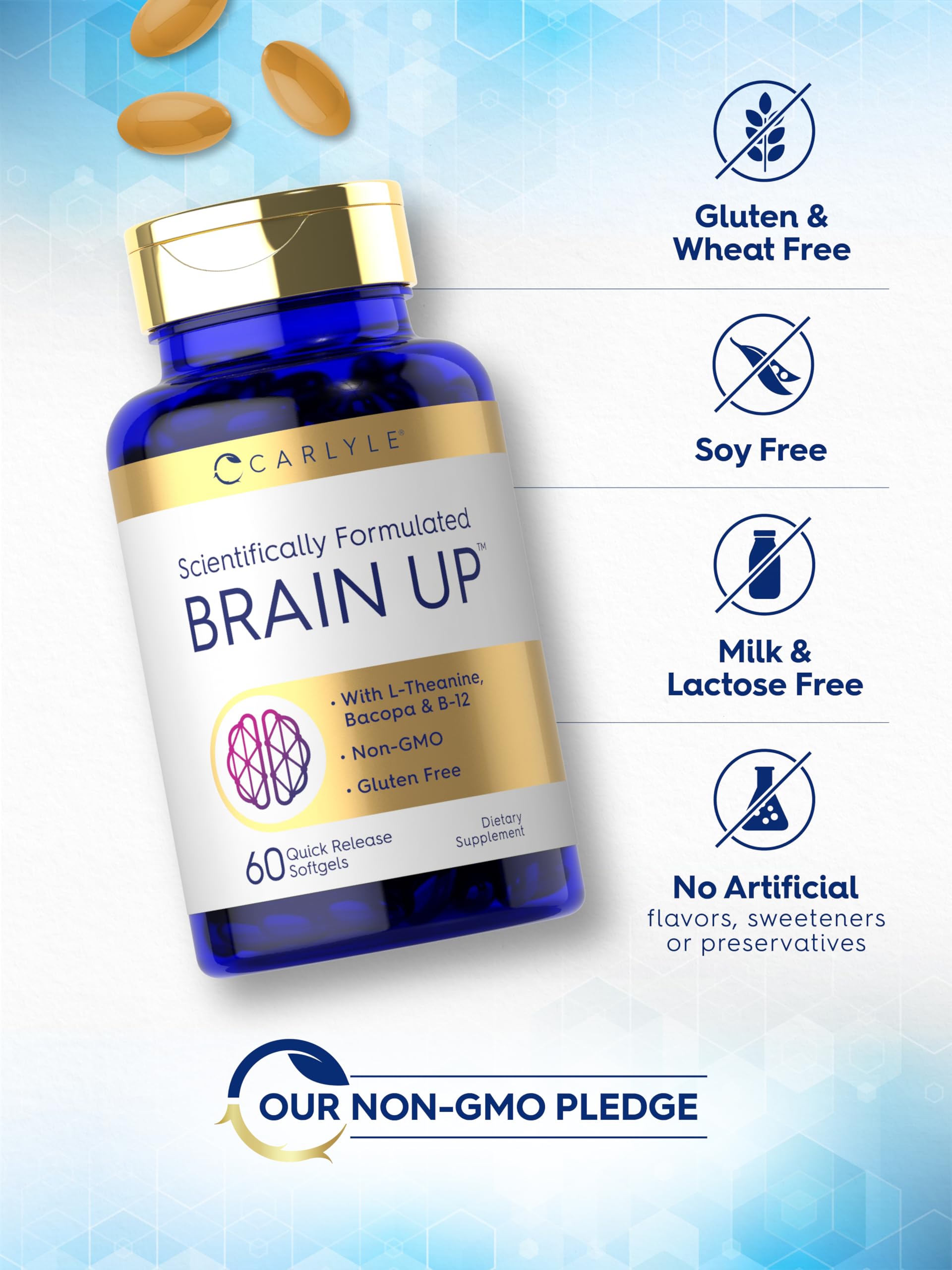 Lab-tested quality graphic for Carlyle Brain Up