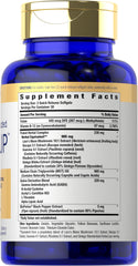 Close-up of softgel capsules