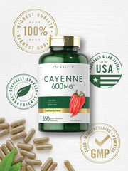 Bottle with 350-count label and capsules