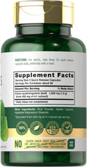 Close-up of Cissus Quadrangularis 1800mg capsule