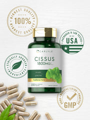 Herbal supplement bottle on display