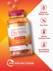 Vitamin D3 gummy serving image