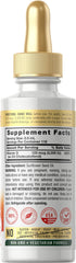 Close-up of Carlyle D3 liquid drops label showing 5000 IU per serving
