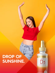 Vitamin D3 liquid drops for adults – Carlyle brand