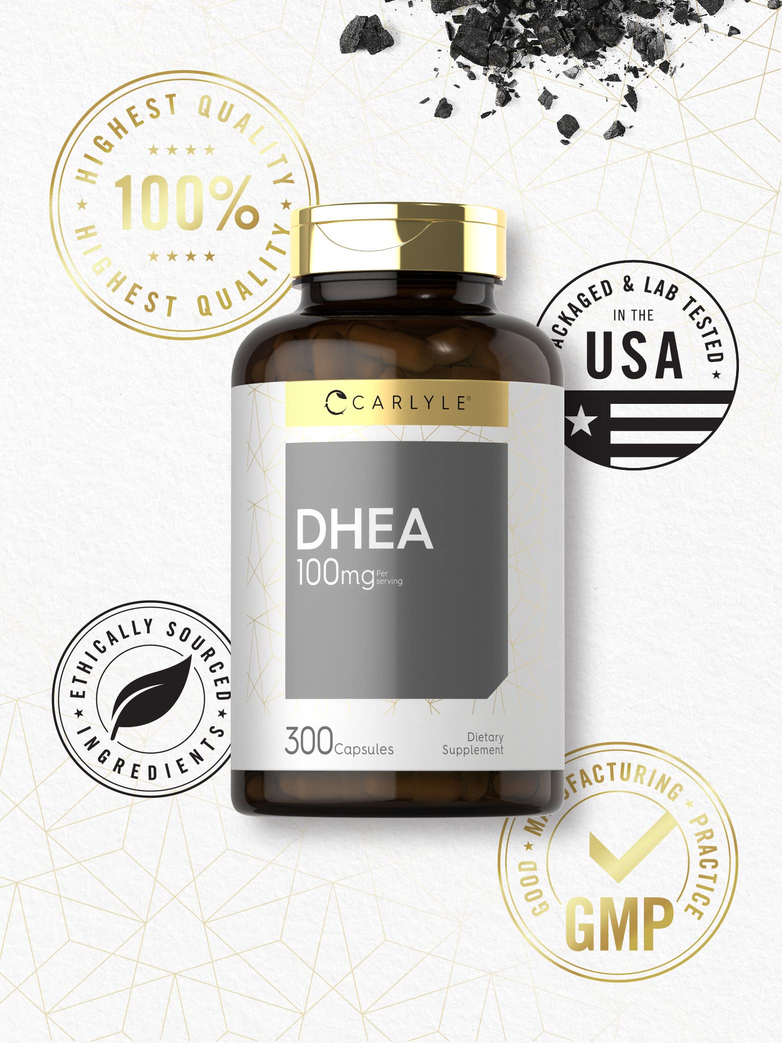 Carlyle DHEA ingredients panel