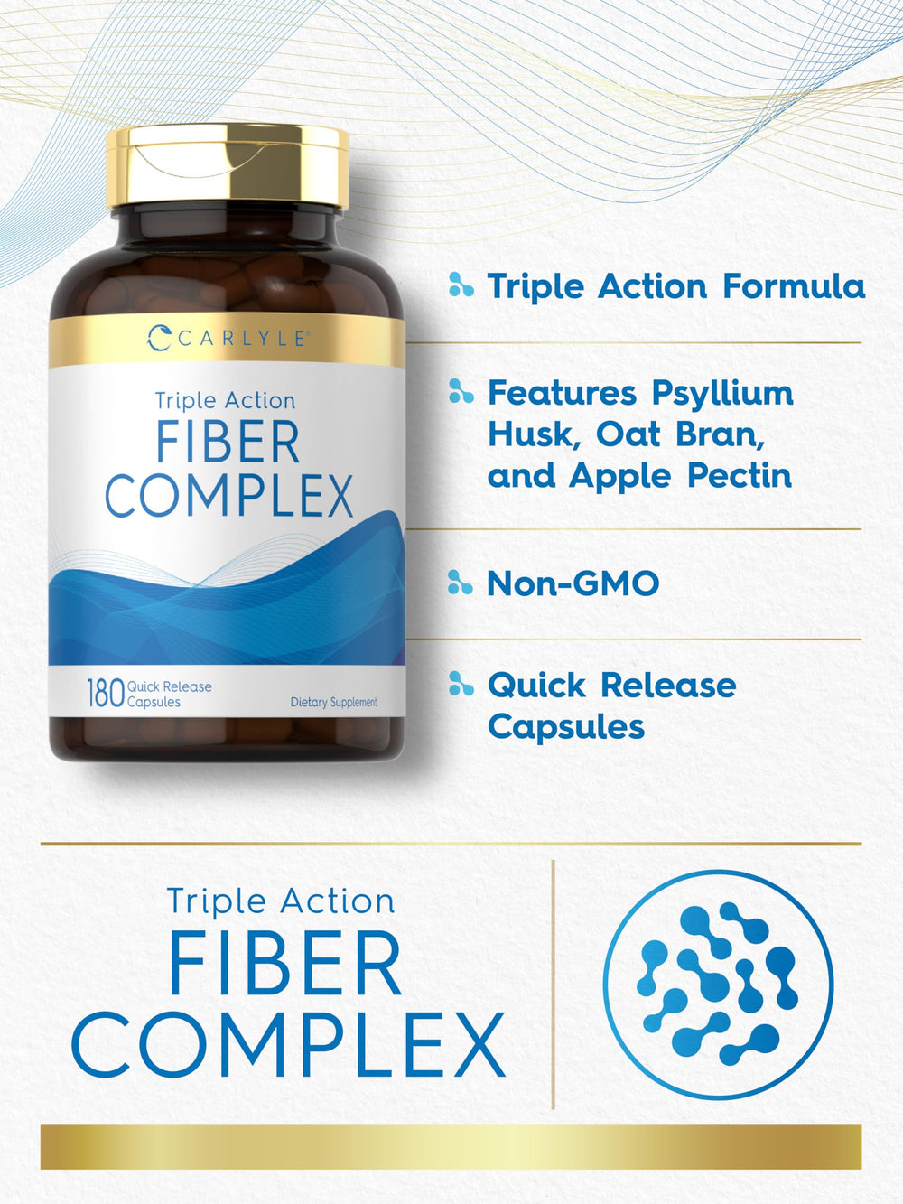 Oat bran ingredient highlight for Carlyle Fiber Complex