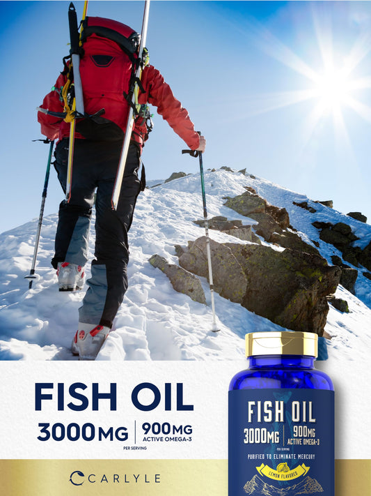Carlyle Fish Oil 3000mg Lemon Softgel Close-Up