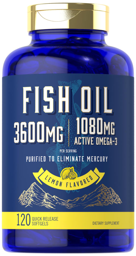 Carlyle Fish Oil 3600mg bottle label