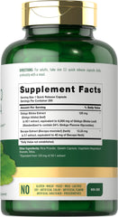 Carlyle Ginkgo Biloba pills bottle collection
