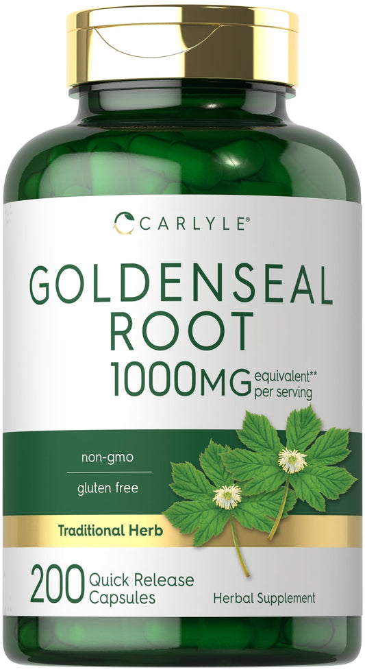 Carlyle Goldenseal Root Capsules 1000mg bottle