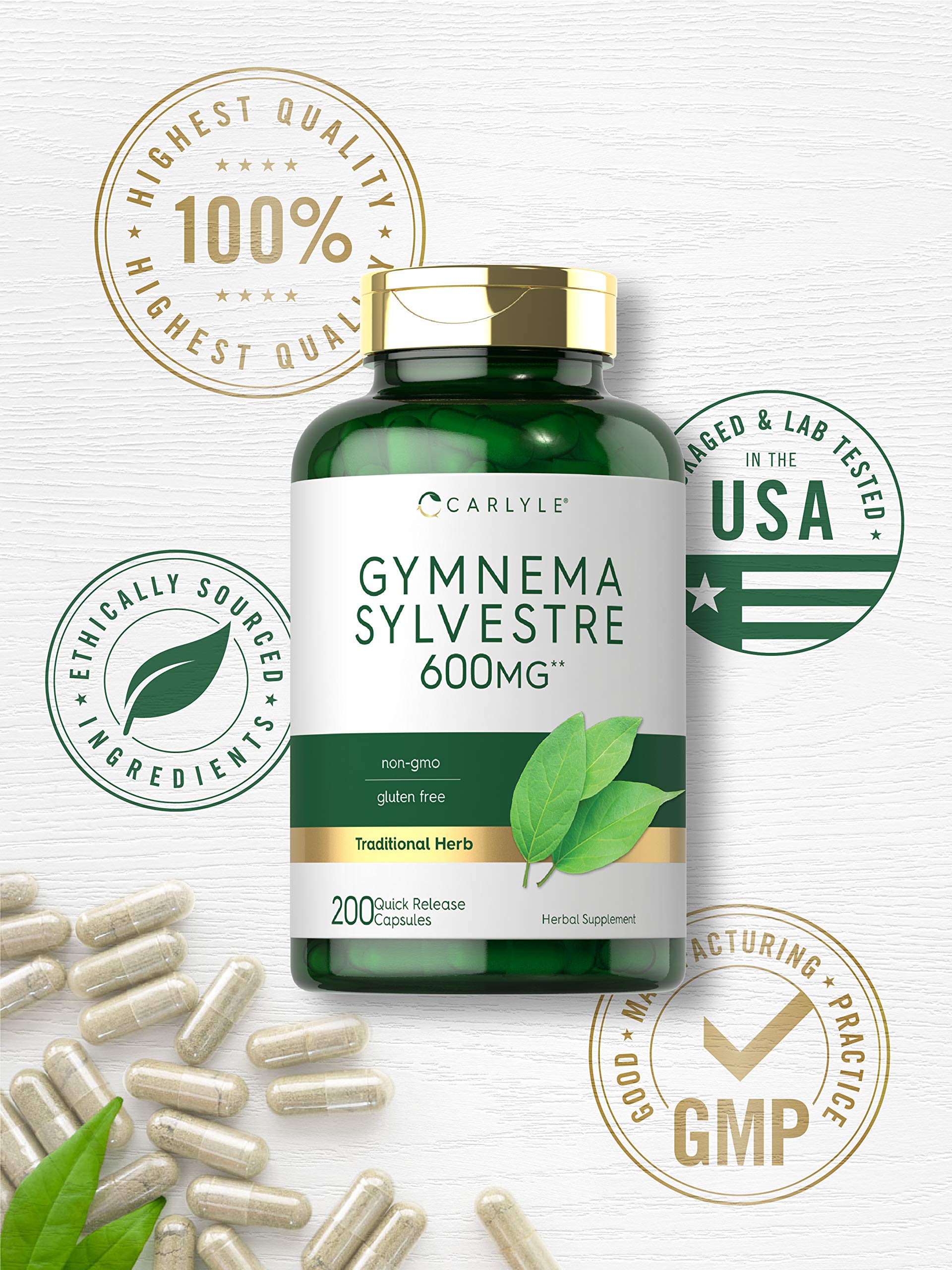 Non-GMO and Gluten Free claim on Carlyle packaging