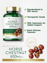 Potent formula with 20% aescin Horse Chestnut and Calendula