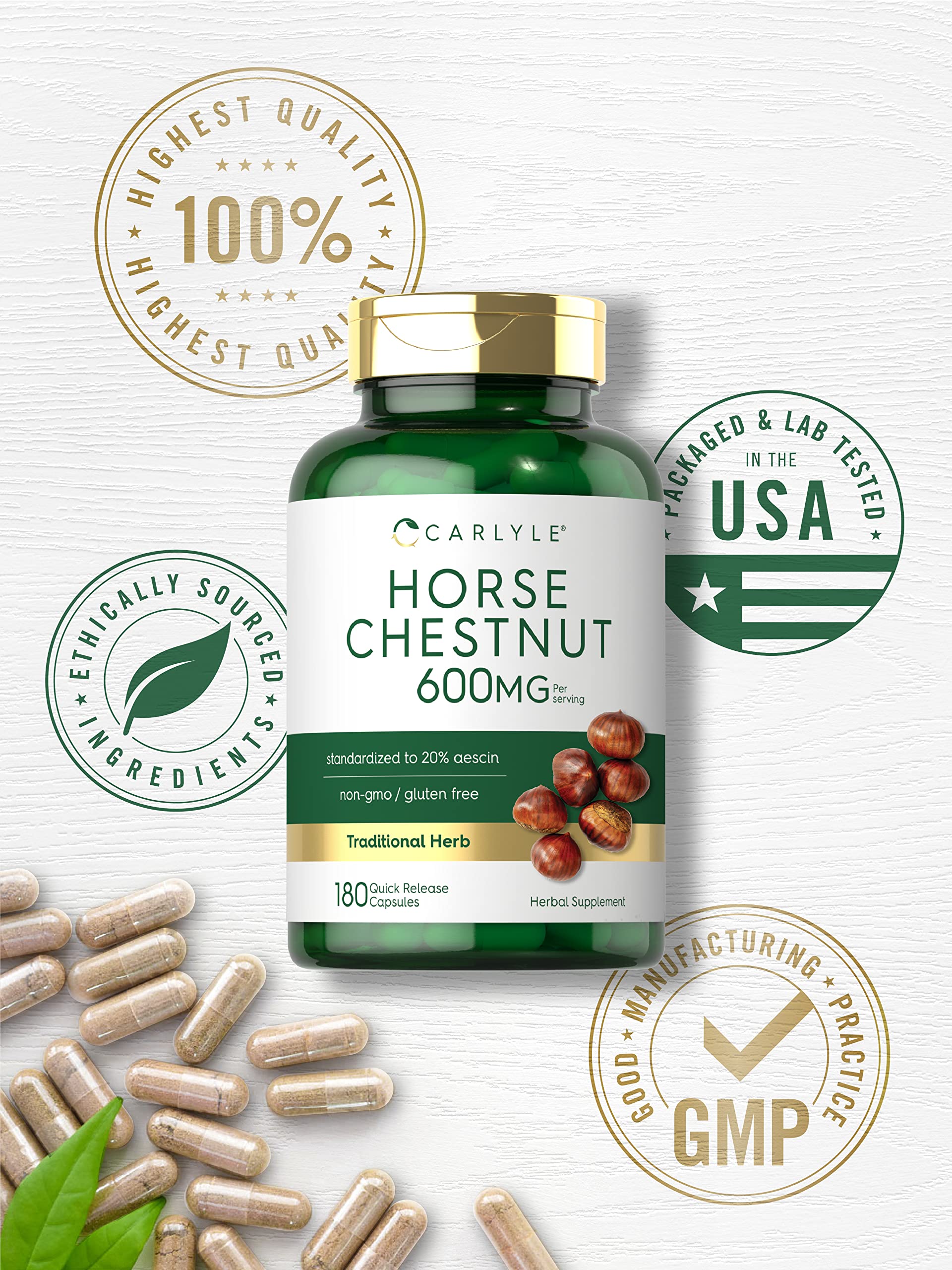 Non-GMO Carlyle Horse Chestnut Extract - gluten free