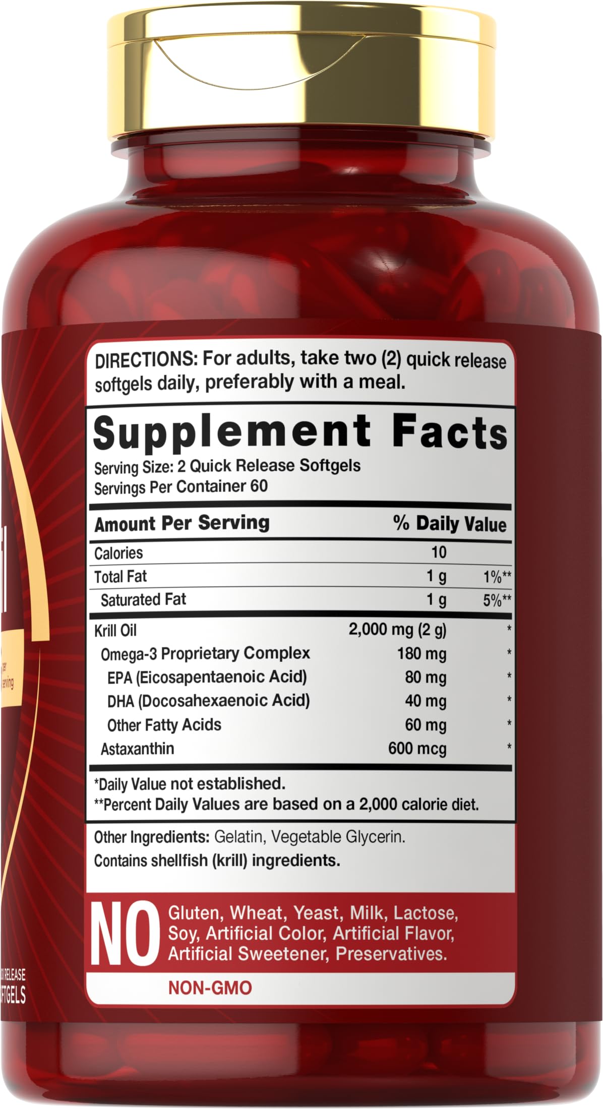 Krill oil Omega-3 EPA and DHA image for Carlyle