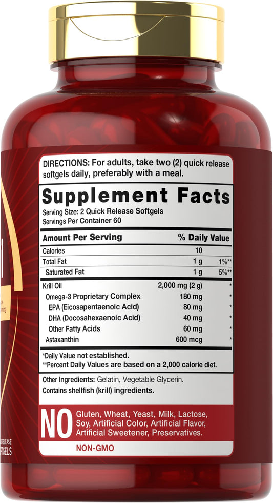 Krill oil Omega-3 EPA and DHA image for Carlyle