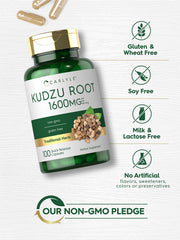 Carlyle Kudzu Root bottle and label close-up