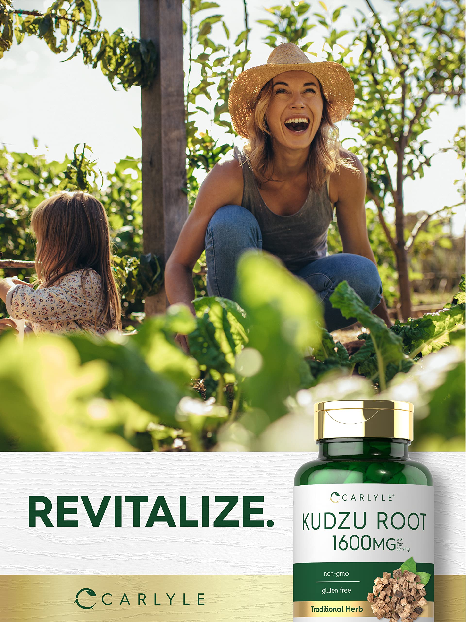Quick-release Kudzu Root capsule close-up