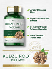 Non-GMO and Gluten Free badge for Carlyle Kudzu Root