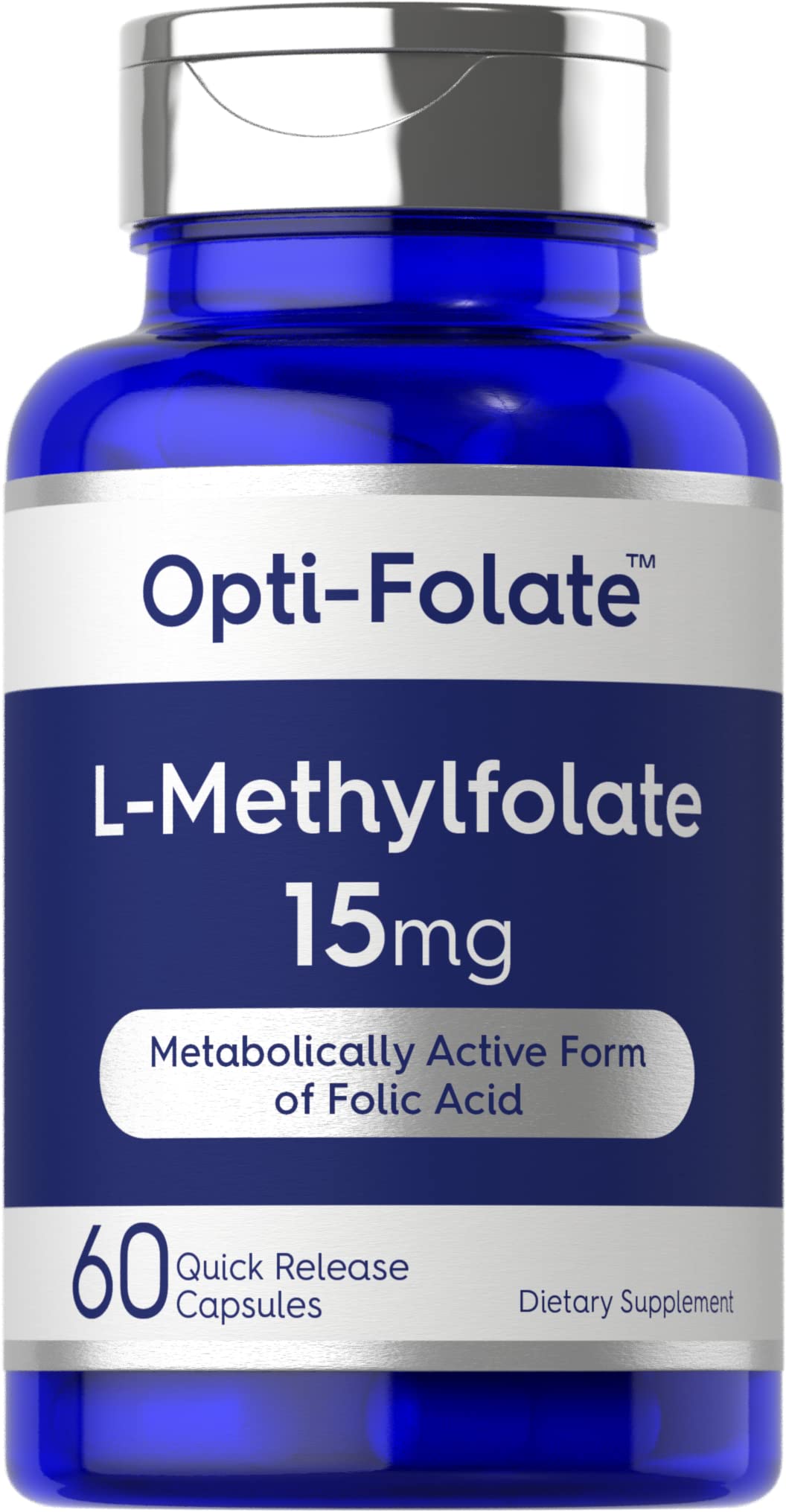 Carlyle L-Methylfolate 15mg bottle front view