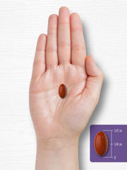 Non-GMO and gluten-free badge on Carlyle Lavender Pills package